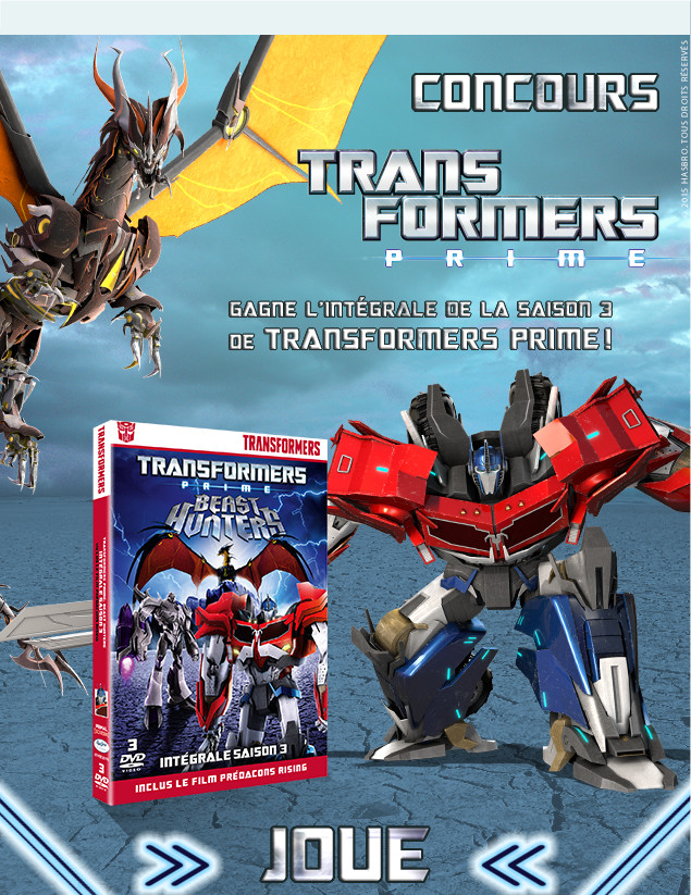 15 DVD de la série animée "Transformers Prime Saison 3"