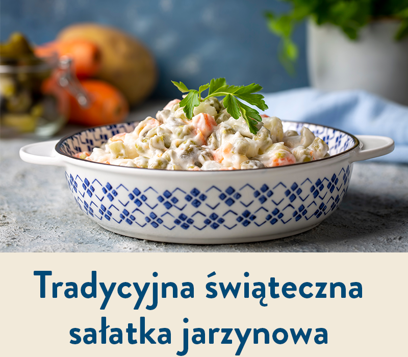 Tradycyjna świąteczna sałatka jarzynowa